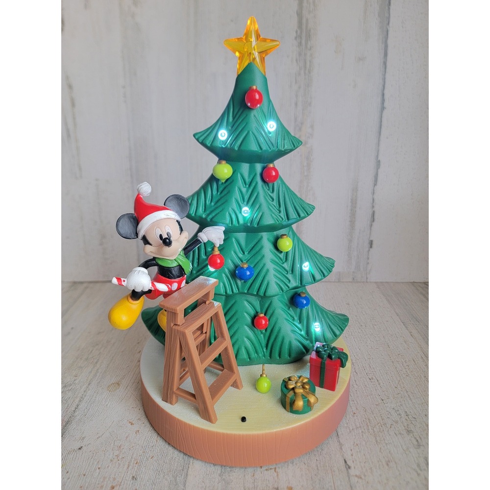 Disney‎ animated Mickey mouse tree Xmas home decor light up